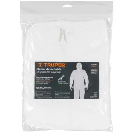 Overoles Desechables Talla CH, en Polipropileno repelente de Liquidos, OVERD-S 13982 Truper Truper-Overoles Desechables Talla CH