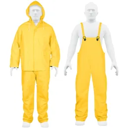 Conjunto Impermeable 2 Piezas 100% PVC espesor 0.35mm, Talla G, No propaga la llama, TRA-PRO-L 14419 Truper Truper-Conjunto Impe