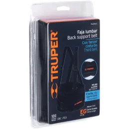 Faja con Tirantes y Cinturon ajustable Talla XG 44-48, cierre con velcro, FAJA-XLX 10956 Truper Truper-Faja con Tirantes y Cintu