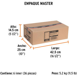 Mica de Repuesto para Mascar de Esmerilar PF-500 14221, REP-PF 14222 Truper Truper-Mica de Repuesto para Mascar de Esmerilar PF-