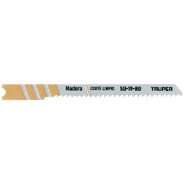 Seguetas U 14DPP x70mm HCS CortesLimpio Madera 5Piezas Caladoras Truper 18134 Truper-Seguetas U 14DPP x70mm HCS CortesLimpio Mad