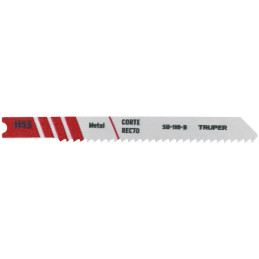 Seguetas U 12DPP x80mm HSS Cortes Metal 5Piezas Caladoras Truper 18139 Truper-Seguetas U 12DPP x80mm HSS Cortes Metal 5Piezas Ca