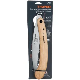 Serrucho de Poda Plegable 12" DPP6, Mango ergonomico de madera, STP-12PL 18178 Truper Truper-Serrucho de Poda Plegable 12" DPP6,