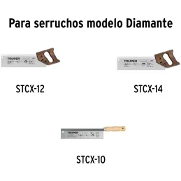 Tornillo para Serrucho 10 Piezas, para modelos selecto dorado y diamante, TOR-SER-10 18175 Truper Truper-Tornillo para Serrucho 