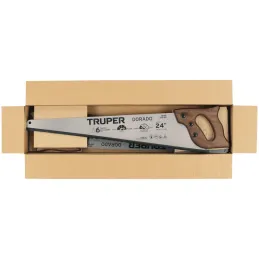 Serrucho Dorado 24" Espesor 0.8mm, DPP 7 en acero alto carbono templado, STD-24 18170 Truper Truper-Serrucho Dorado 24" Espesor 
