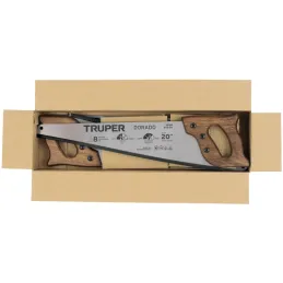 Serrucho Dorado 20" Espesor 0.8mm, DPP 7 en acero alto carbono templado, STD-20 18168 Truper Truper-Serrucho Dorado 20" Espesor 
