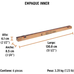 Extension Telescopica 2.4m Acero para Rodillos y Cepillos Truper 10548 Truper-Extension Telescopica 2.4m Acero para Rodillos y C