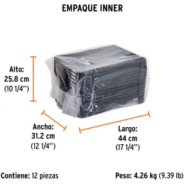 Bandeja para Rodillo, Gancho para escalera con canales para escurriiento, CHAP-14 19211 Truper Truper-Bandeja para Rodillo, Ganc