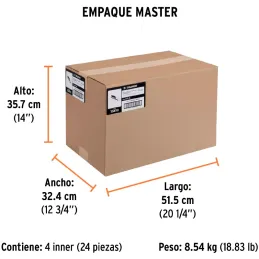 Plancha de Empastar Lisas 11 x 5 Pulgadas, Uso Profesional, 6 Remaches Mango de Plastico, LLP-6L 15412 Truper Truper-Plancha de 