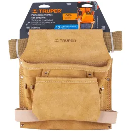 Portaherramientas 10 Compartimientos Carnaz con Cinturon, Truper 11533 Truper-Portaherramientas 10 Compartimientos Carnaz con Ci
