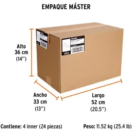 Plancha de Empastar Dentada 11 x 5 Pulgadas, Uso Profesional, 6 Remaches Mango de Madera, LLM-6C 15410 Truper Truper-Plancha de 