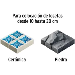 Plancha de Empastar Dentada 11 x 5 Pulgadas, Uso Profesional, 10 Remaches Mango de Madera, LLMC-11 15404 Truper Truper-Plancha d