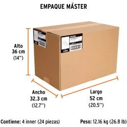 Plancha de Empastar Dentada 11 x 5 Pulgadas, Uso Profesional, 10 Remaches Mango de Madera, LLMC-11 15404 Truper Truper-Plancha d