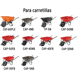 Refaccion para Carretillas, 1 Eje, E 11870 Truper Truper-Refaccion para Carretillas, 1 Eje, E 11870 Truper Para carretillas Trup