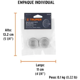 Refaccion para Carretillas, 2 baleros, BAS-2B 19784 Truper Truper-Refaccion para Carretillas, 2 baleros, BAS-2B 19784 Truper Par