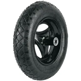 Llantas completa 16" x3" Neumatica Reforzada Rodamientos Alta durabilidad, RN-P 25006 Truper Truper-Llantas completa 16" x3" Neu