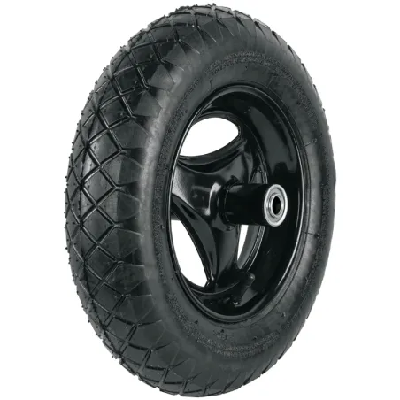 Llantas completa 16" x3" Neumatica Reforzada Rodamientos Alta durabilidad, RN-P 25006 Truper Truper-Llantas completa 16" x3" Neu