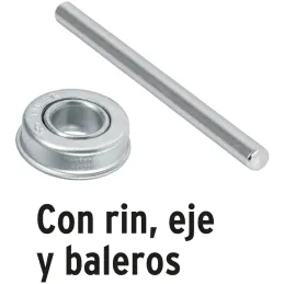 Llantas completa 16" x3" Neumatica Reforzada Rodamientos Alta durabilidad, RN-P 25006 Truper Truper-Llantas completa 16" x3" Neu