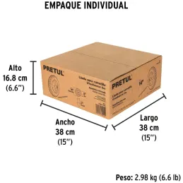 Llantas completa 16" x3" Neumatica Reforzada Rodamientos Alta durabilidad, RN-P 25006 Truper Truper-Llantas completa 16" x3" Neu