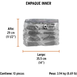 Camara Reforzada 16" x4" Camara sola sin llanta, CM 11866 Truper Truper-Camara Reforzada 16" x4" Camara sola sin llanta, CM 1186