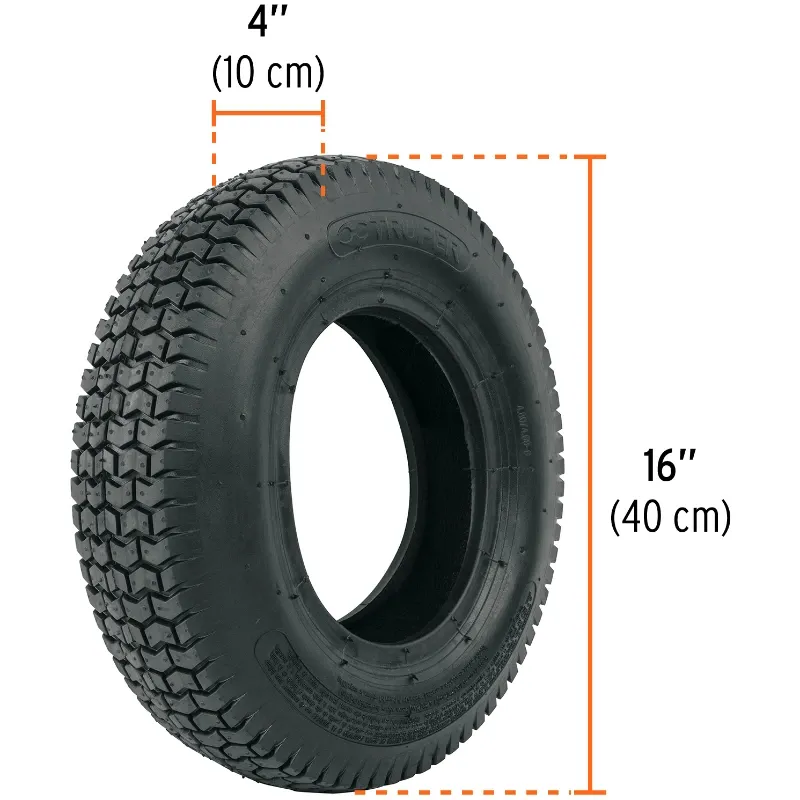 Llantas 16" x4" Neumatica Reforzada llanta sola sin camara, N 11850 Truper Truper-Llantas 16" x4" Neumatica Reforzada llanta sol