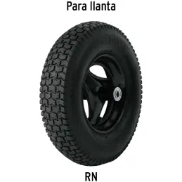 Llantas 16" x4" Neumatica Reforzada llanta sola sin camara, N 11850 Truper Truper-Llantas 16" x4" Neumatica Reforzada llanta sol