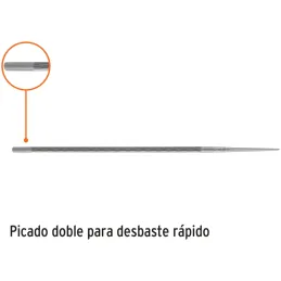 Limas Redonda Profesional para motosierra 8" Espesor 7/32", para afilado preciso y rapido, LMO-7/32X 15168 Truper Truper-Limas R