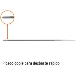 Limas Redonda Profesional para motosierra 8" Espesor 3/16", para afilado preciso y rapido, LMO-3/16X 15166 Truper Truper-Limas R