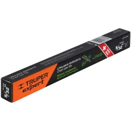 Limas Redonda Profesional para motosierra 8" Espesor 5/32", para afilado preciso y rapido, LMO-5/32X 15164 Truper Truper-Limas R