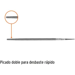 Limas Redonda Bastardas 12", Espesor 1/2", Sin Mango, para orificios o curvas, LRB-12 15193 Truper Truper-Limas Redonda Bastarda