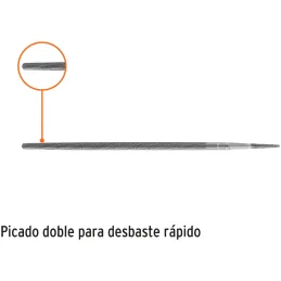 Limas Redonda Bastardas 10", Espesor 3/8", Sin Mango, para orificios o curvas, LRB-10 15191 Truper Truper-Limas Redonda Bastarda