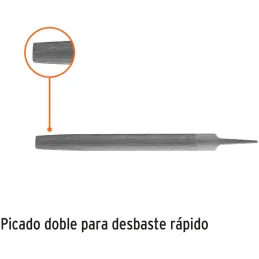 Limas Media Caña Bastardas 12", Ancho 1 3/16" Espesor 3/8", Sin Mango, para desbaste, LMCB-12 15175 Truper Truper-Limas Media Ca