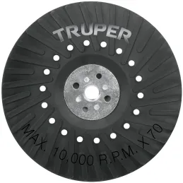 Respaldo para Disco de Lijas 7" Rosca mm Cuerda M14x2 Truper 17276 Truper-Respaldo para Disco de Lijas 7" Rosca mm Cuerda M14x2 
