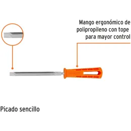Limas Triangulo Pesado 6", Mango de Polipropileno, LTP-6M 19679 Truper Truper-Limas Triangulo Pesado 6", Mango de Polipropileno,