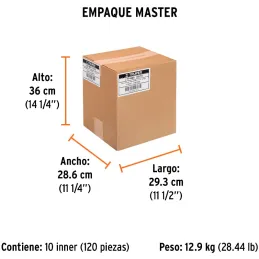 Limas Triangulo Pesado 6", Mango de Polipropileno, LTP-6M 19679 Truper Truper-Limas Triangulo Pesado 6", Mango de Polipropileno,