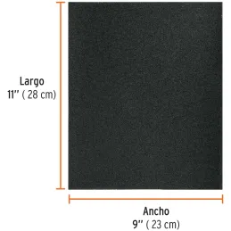 Lijas de Agua G120 x25u 230x280mm CarburoSilicio Truper 11620 Truper-Lijas de Agua G120 x25u 230x280mm CarburoSilicio Truper 116