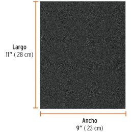 Lijas de Agua G150 x25u 230x280mm CarburoSilicio Truper 11621 Truper-Lijas de Agua G150 x25u 230x280mm CarburoSilicio Truper 116