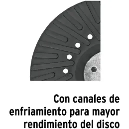 Respaldo para Disco de Lijas 4-1/2" Rosca mm Cuerda M14x2, RES-DILI-4-1/2M 17275 Truper Truper-Respaldo para Disco de Lijas 4 1/