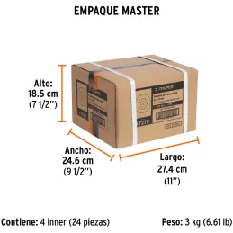 Respaldo para Disco de Lijas 4-1/2" Rosca mm Cuerda M14x2, RES-DILI-4-1/2M 17275 Truper Truper-Respaldo para Disco de Lijas 4 1/