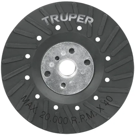 Respaldo para Disco de Lijas 4-1/2" Rosca STD Cuerda 5/8-11-NC, RES-DILI-4-1/2P 17273 Truper Truper-Respaldo para Disco de Lijas