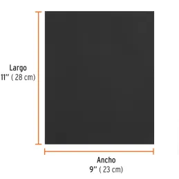 Lijas de Agua G600 x25u 230x280mm CarburoSilicio Truper 11630 Truper-Lijas de Agua G600 x25u 230x280mm CarburoSilicio Truper 116