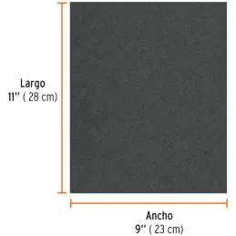 Lijas de Agua G400 x25u 230x280mm CarburoSilicio Truper 11628 Truper-Lijas de Agua G400 x25u 230x280mm CarburoSilicio Truper 116