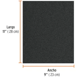 Lijas de Agua G320 x25u 230x280mm CarburoSilicio Truper 11626 Truper-Lijas de Agua G320 x25u 230x280mm CarburoSilicio Truper 116