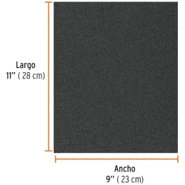 Lijas de Agua G280 x25u 230x280mm CarburoSilicio Truper 11625 Truper-Lijas de Agua G280 x25u 230x280mm CarburoSilicio Truper 116