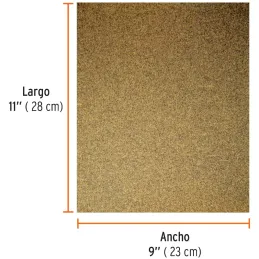 Lijas para Madera G180 x25u 230x280mm OAluminio Truper 11614 Truper-Lijas para Madera G180 x25u 230x280mm OAluminio Truper 11614