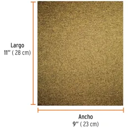 Lijas para Madera G150 x25u 230x280mm OAluminio Truper 11613 Truper-Lijas para Madera G150 x25u 230x280mm OAluminio Truper 11613