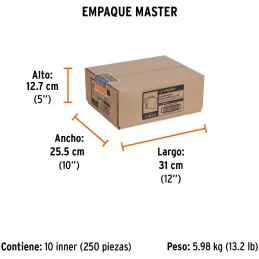 Lijas para Madera G150 x25u 230x280mm OAluminio Truper 11613 Truper-Lijas para Madera G150 x25u 230x280mm OAluminio Truper 11613
