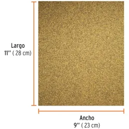Lijas para Madera G100 x25u 230x280mm OAluminio Truper 11611 Truper-Lijas para Madera G100 x25u 230x280mm OAluminio Truper 11611