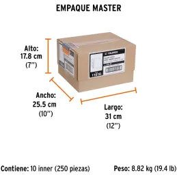 Lijas para Madera G80 x25u 230x280mm OAluminio Truper 11610 Truper-Lijas para Madera G80 x25u 230x280mm OAluminio Truper 11610 P