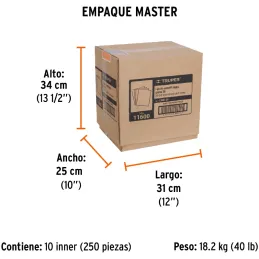 Lijas para Metal G36 x25u 230x280mm Oaluminio Truper 11600 Truper-Lijas para Metal G36 x25u 230x280mm Oaluminio Truper 11600 Par